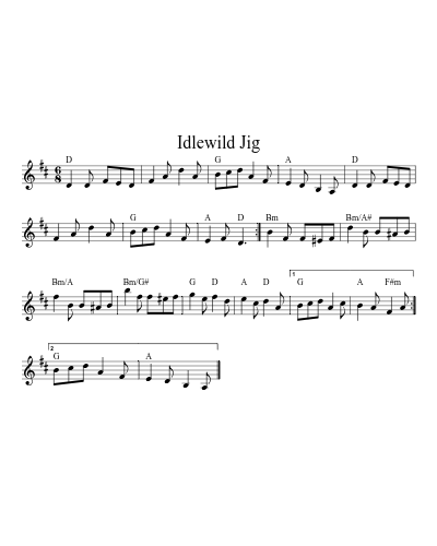 Idlewild Jig preview