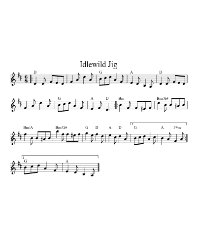 Idlewild Jig (Version 2) preview