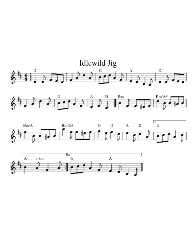 Idlewild Jig (Version 3) preview