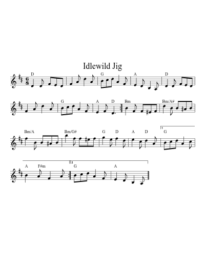 Idlewild Jig (Version 6)