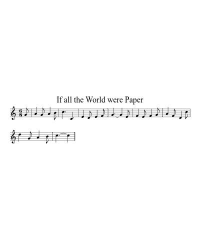 If all the World were Paper preview