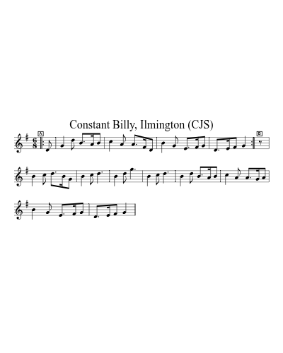 Constant Billy, Ilmington (CJS)