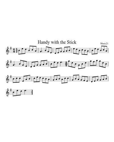 Handy with the Stick