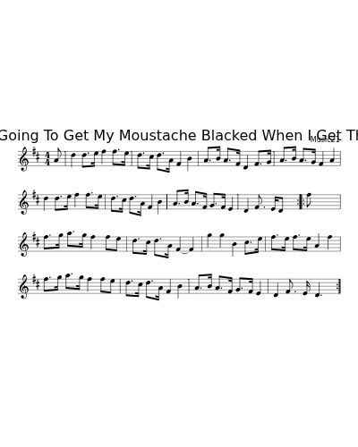 I'm Going To Get My Moustache Blacked When I Get There preview