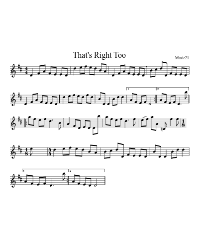 That's Right Too preview