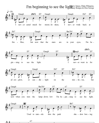 I'm beginning to see the light