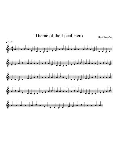 Theme of the Local Hero