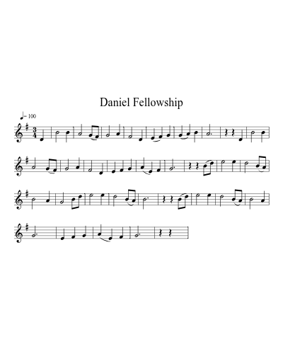 Daniel Fellowship (Version 2)