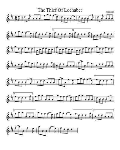 The Thief Of Lochaber preview