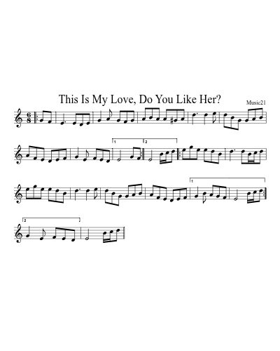 This Is My Love, Do You Like Her? preview