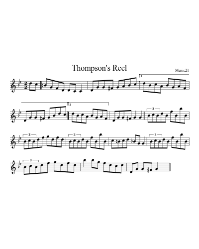 Thompson's Reel preview