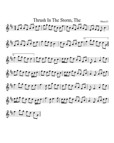 Thrush In The Storm, The