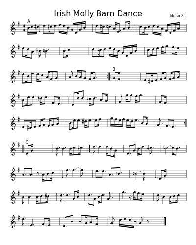 Irish Molly Barn Dance