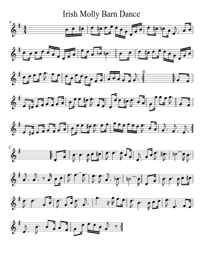 Irish Molly Barn Dance (Version 2)