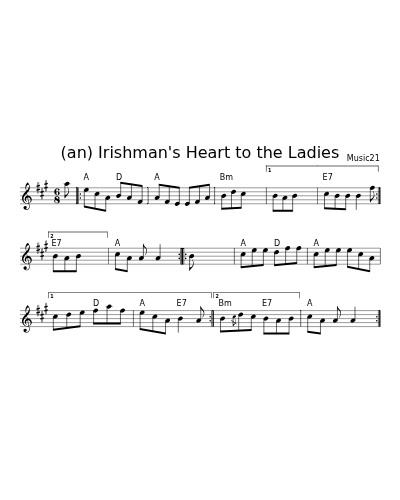 (an) Irishman's Heart to the Ladies (Version 6)