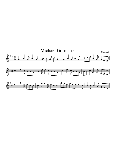 Michael Gorman's (Version 2)