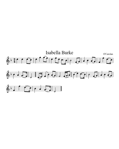 Isabella Burke (Version 3)