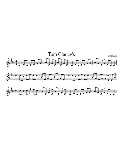 Tom Clancy's preview