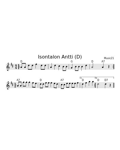 Isontalon Antti (D)