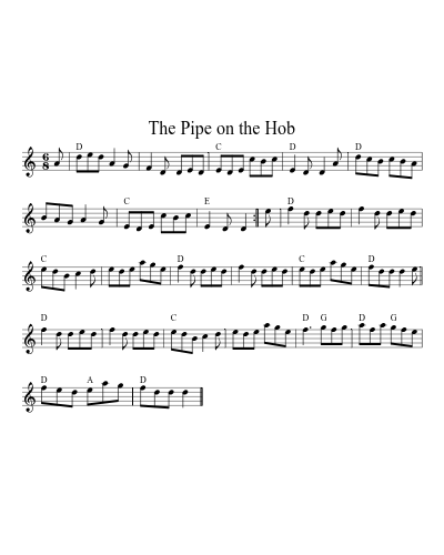 The Pipe On The Hob (Version 4) sheet music preview
