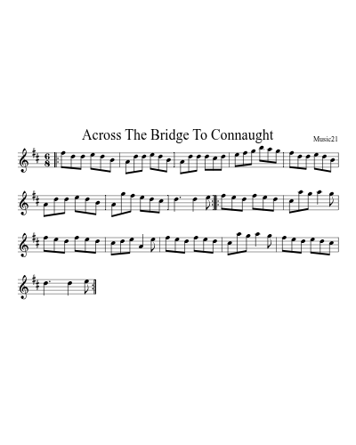 Across The Bridge To Connaught