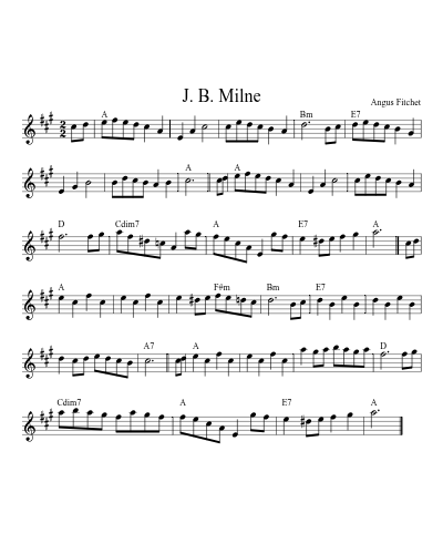 J. B. Milne (Version 2)