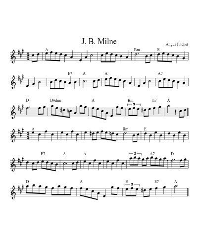 J. B. Milne (Version 6)