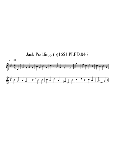 Jack Pudding. (p)1651.PLFD.046