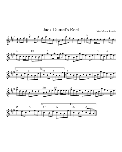 Jack Daniel's Reel (Version 3)