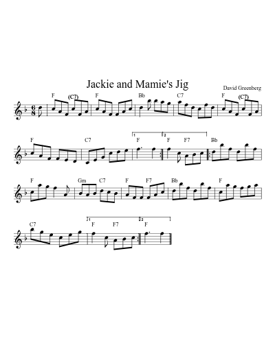 Jackie and Mamie's Jig preview
