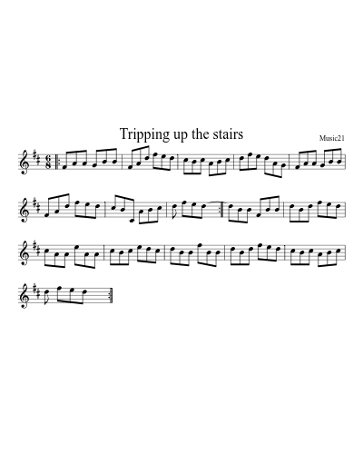 Tripping Up the Stairs (Version 2)