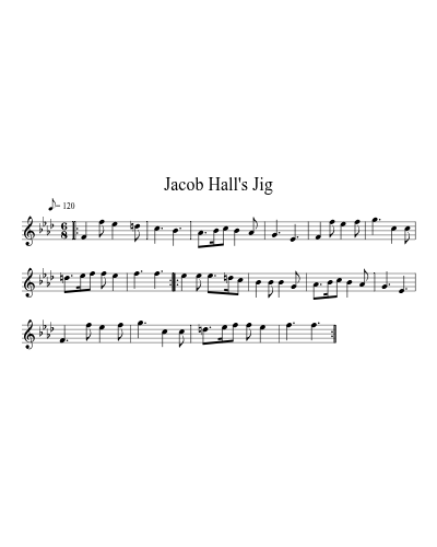 Jacob Hall's Jig (Version 2)