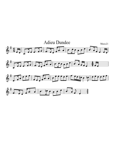 Adieu Dundee