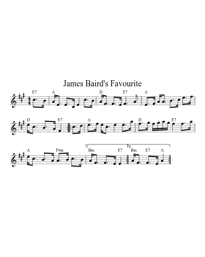 James Baird's Favourite (Version 2)