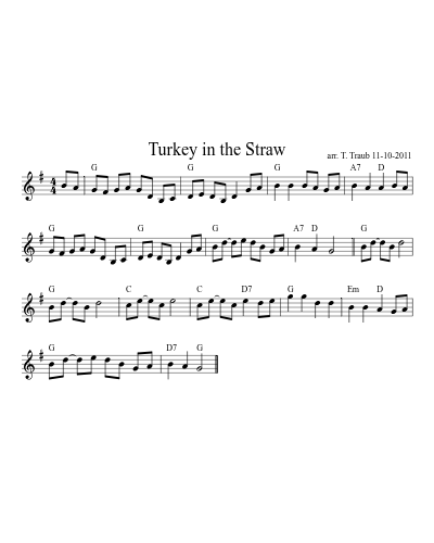 Turkey In The Straw (Version 2)