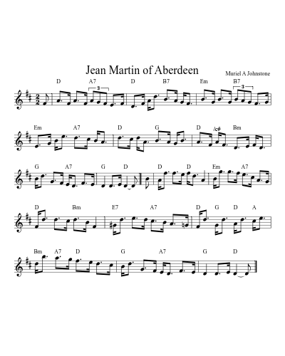 Jean Martin Of Aberdeen (Version 6)