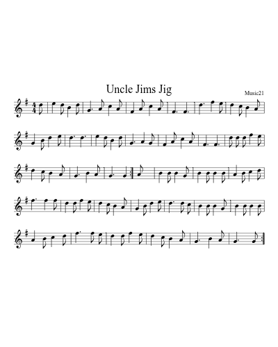 Uncle Jims Jig