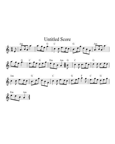 Jeans Jig (Version 5) sheet music preview