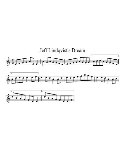 Jeff Lindqvist's Dream (Version 2)