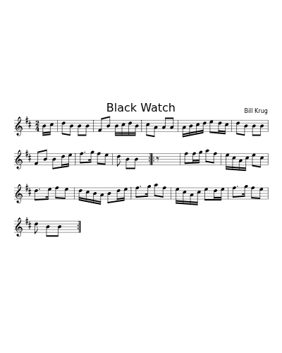Black Watch (Jeffersonliberty Blackwatch Medley)