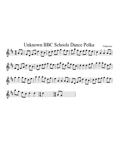 Unknown BBC Schools Dance Polka preview
