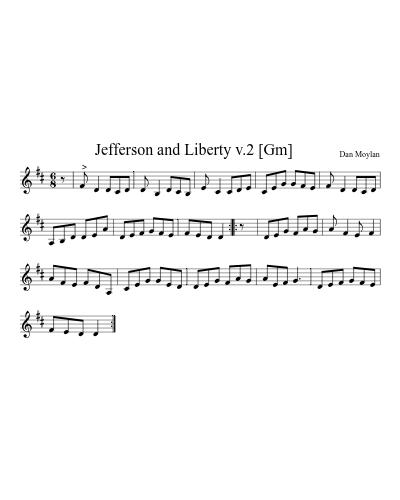 Jefferson and Liberty  v.2   [Gm]