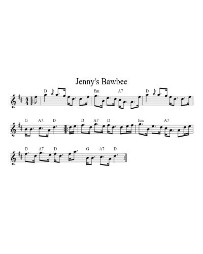 Jenny's Bawbee (Version 5)