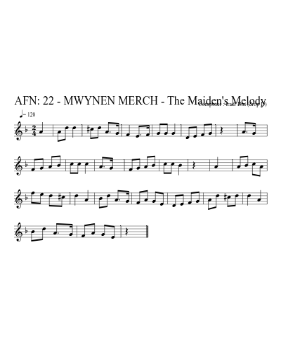 AFN: 22 - MWYNEN MERCH - The Maiden's Melody