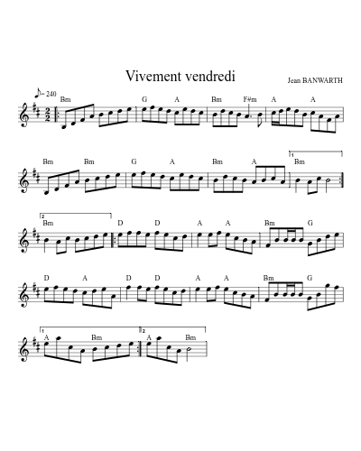 Vivement vendredi preview