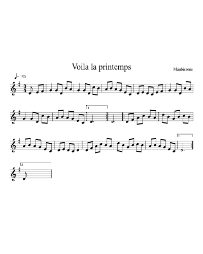 Voila la printemps preview