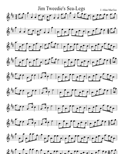 Jim Tweedie's Sea-Legs (Version 2) preview