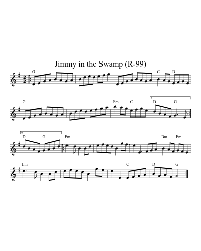 Jimmy in the Swamp (R-99)