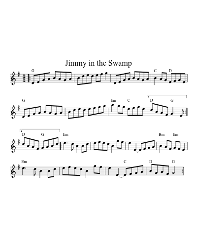 Jimmy in the Swamp (Version 4)