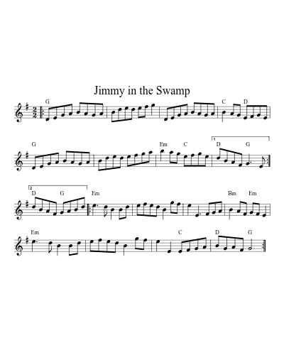 Jimmy in the Swamp (Version 5)